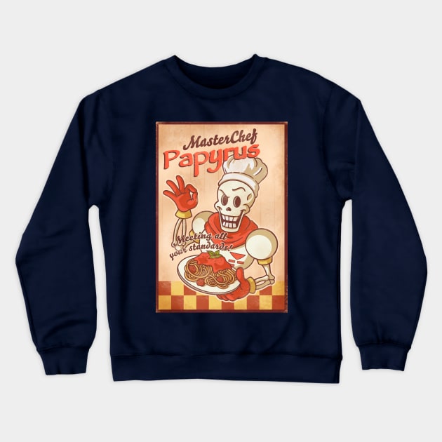 MasterChef Papyrus Crewneck Sweatshirt by watermelonium